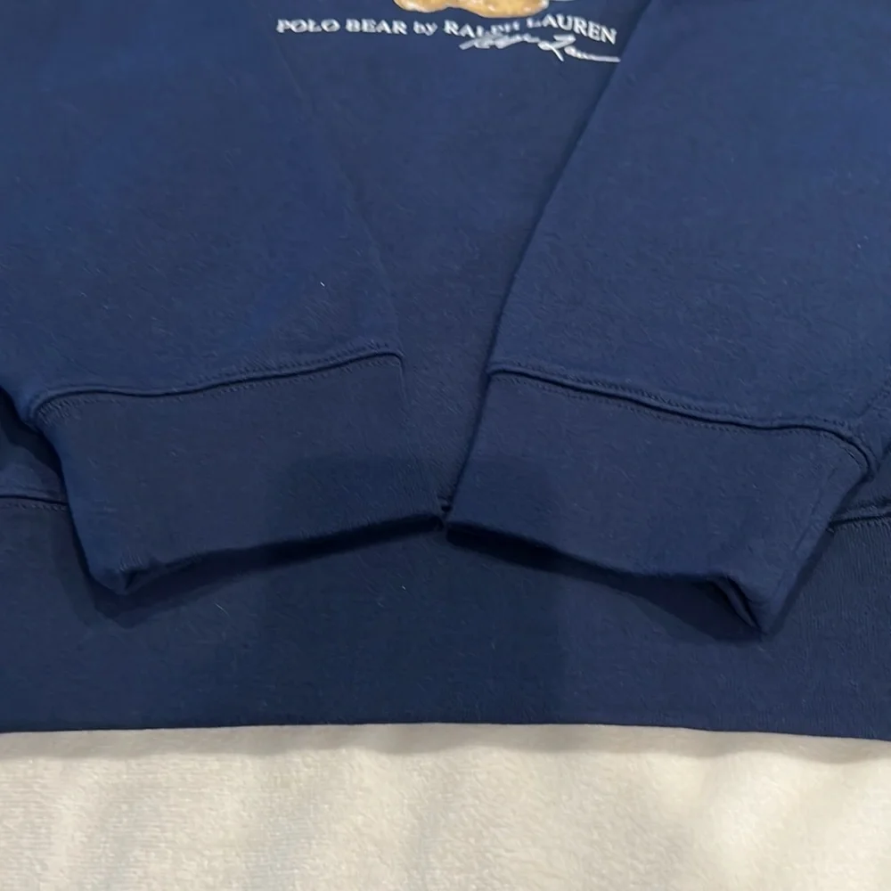 🎉Host Pick🎉Polo Ralph Lauren Navy Men’s Polo Bear Surf Board Hoodie Size XXL - Picture 6 of 12